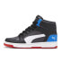 Фото #2 товара Высокие ботинки PUMA Rebound Layup SL Jr 370486 24 черные размер 26-39