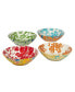 Damask Floral Set of 4 Soup Bowl