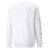 Puma Essential Logo Repeat Graphic Crew Neck Sweatshirt Mens White 67399002