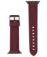 Фото #3 товара Men's Burgundy Premium Silicone Band Compatible with 42/44/45/Ultra/Ultra 2 Apple Watch