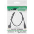 Фото #5 товара InLine High Speed HDMI Cable with Ethernet - AM/CM - super slim - black/gold - 0.5m