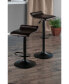 Фото #2 товара Paris Set of 2 Airlift Adjustable Swivel Stool