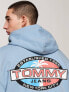 Фото #3 товара Tommy Jeans Pullover Hoodie in Blue Grey