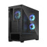Fractal Design Pop Air - Tower - PC - Black - ATX - micro ATX - Mini-ITX - Steel - Tempered glass - Multi