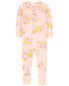 Toddler 1-Piece Ladybug 100% Snug Fit Cotton Footie Pajamas 4T