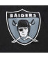 Фото #3 товара Men's Black Distressed Las Vegas Raiders Team OG 2.0 Anorak Vintage-Like Logo Quarter-Zip Windbreaker Jacket