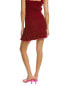 Фото #2 товара Amanda Uprichard Tianna Wool-Blend Skirt Women's Red M