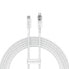Kabel przewód w oplocie do iPhone Explorer Series USB-C - Lightning 20W 2m biały