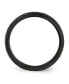ფოტო #2 პროდუქტის Stainless Steel Hammered Black IP-plated 8mm Band Ring