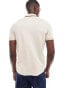 Фото #3 товара Fred Perry twin tipped polo shirt in beige