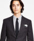 Фото #4 товара Men's Slim-Fit Check Suit Jacket, Created for Macy's