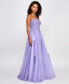 Фото #3 товара Juniors' Strapless Embellished Ballgown, Created for Macy's
