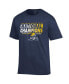 Фото #3 товара Men's Navy Michigan Wolverines College Football Playoff 2023 National Champions Helmet T-shirt