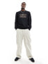 PS Paul Smith embroid chest logo sweatshirt in black