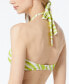 Фото #2 товара Women's Logo-Ring Halter Bikini Top