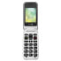 Фото #4 товара Мобильный телефон Doro Clamshell 2424 - 6.1 см (2.4") - 3 МП - Bluetooth - 800 мАч - серый, серебристый