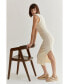 Фото #2 товара Платье женское Crescent Iris Power Shoulder с рельефной вязкой