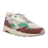 Diadora Eclipse Italia Radicchio Lace Up Mens Burgundy, Green, Grey Sneakers Ca