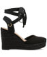 Фото #2 товара Women's Maisie Lace-Up Espadrille Wedge Sandals, Created for Macy's