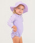 Фото #5 товара Baby Girls Baby Long Sleeve One Piece Rash Guard