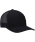 Men's Black Logo Corp Staple Trucker Snapback Hat