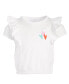 ფოტო #2 პროდუქტის Toddler Girls Heart Ruffle T-Shirt, Created for Macy's