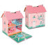 DEQUBE Portable Pocket Doll Wooden House