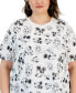 ფოტო #1 პროდუქტის Trendy Plus Size Mickey & Friends Printed T-Shirt
