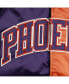 ფოტო #2 პროდუქტის Men's Purple, Orange Phoenix Suns Fast Break Satin Full-Snap Jacket