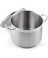 Фото #1 товара Stockpots Stainless Steel, 24 Quart Professional Grade Stock Pot with Lid, Silver