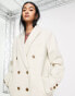 Фото #3 товара Topshop double breasted long coat in oat