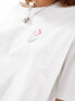 Converse star chevron flower t-shirt in white 2XL - фото #3