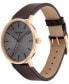 Фото #2 товара Часы Calvin Klein 42mm Leather Strap Watch