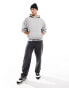 New Look oversized hoodie in light grey