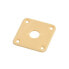 Göldo JLPPK 4-Hole Square Jack Plate for Les Paul (Cream)