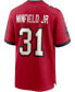 Фото #2 товара Men's Antoine Winfield Jr. Red Tampa Bay Buccaneers Game Jersey