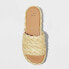 Фото #2 товара Women's Casey Flatform Slide Sandals - A New Day Beige 9.5