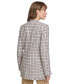 ფოტო #2 პროდუქტის Women's Tweed Fringe-Trimmed Button-Down Jacket