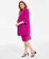 ფოტო #3 პროდუქტის Plus Size 3/4-Sleeve Open-Front Jacket