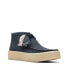 [26171995] MENS CLARKS WALLABEE CUP BOOT - BALCK ECO LEATHER