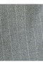 Crop Blazer Ceket Fleto Cepli Viskon Karışımlı - 4SAK50128UW Gri Çizgili