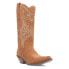 Dingo Hot Sauce Embroidered Snip Toe Cowboy Womens Brown Casual Boots DI196-255
