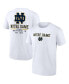 Фото #2 товара Men's White Notre Dame Fighting Irish Game Day 2-Hit T-shirt