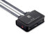 LevelOne 2-Port USB HDMI Cable KVM Switch - 1920 x 1200 pixels - Black - Grey