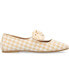 Фото #2 товара Women's Seralinn Bow Square Toe Flats