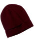 Фото #1 товара Qi Cashmere Jersey Cuffed Cashmere Beanie Men's Red Os
