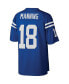 Фото #2 товара Men's Peyton Manning Royal Indianapolis Colts Big and Tall 1998 Retired Player Replica Jersey