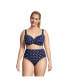 ფოტო #4 პროდუქტის Plus Size DD-Cup Chlorine Resistant Twist Underwire Bikini Swimsuit Top