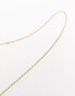 Фото #4 товара Seol + Gold 18ct gold vermeil 16-18"" fine swirl chain necklace