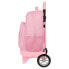 SAFTA Compact With Evolutionary Wheels Trolley Glowlab Kids Sweet Home Backpack